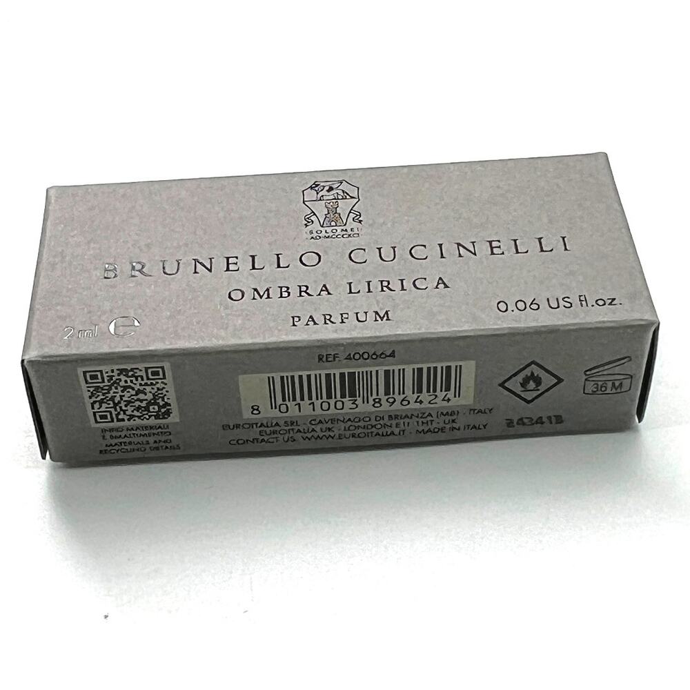 Brunello Cucinelli Ombra Lirica fragrance travel size sample  0.06 US Oz